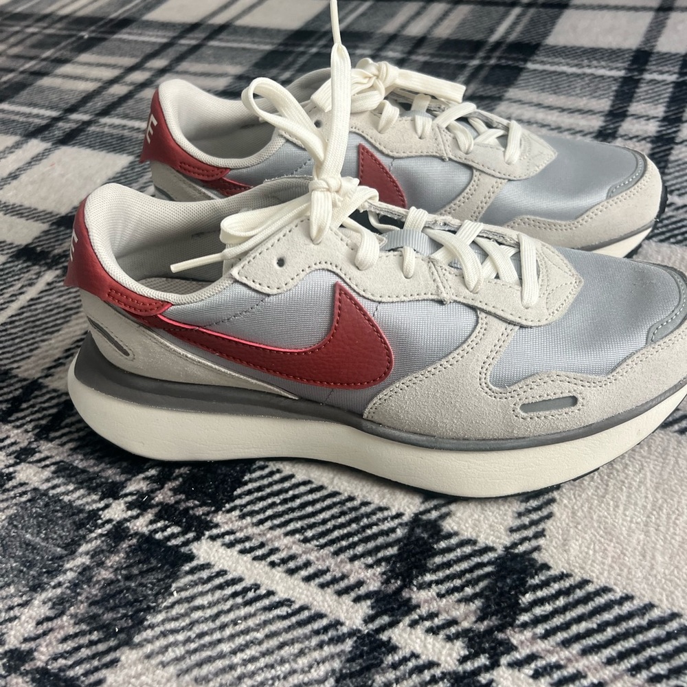 Nike Phoenix Waffle Bone and Rugged Orange Sneakers - Picture 2 of 5
